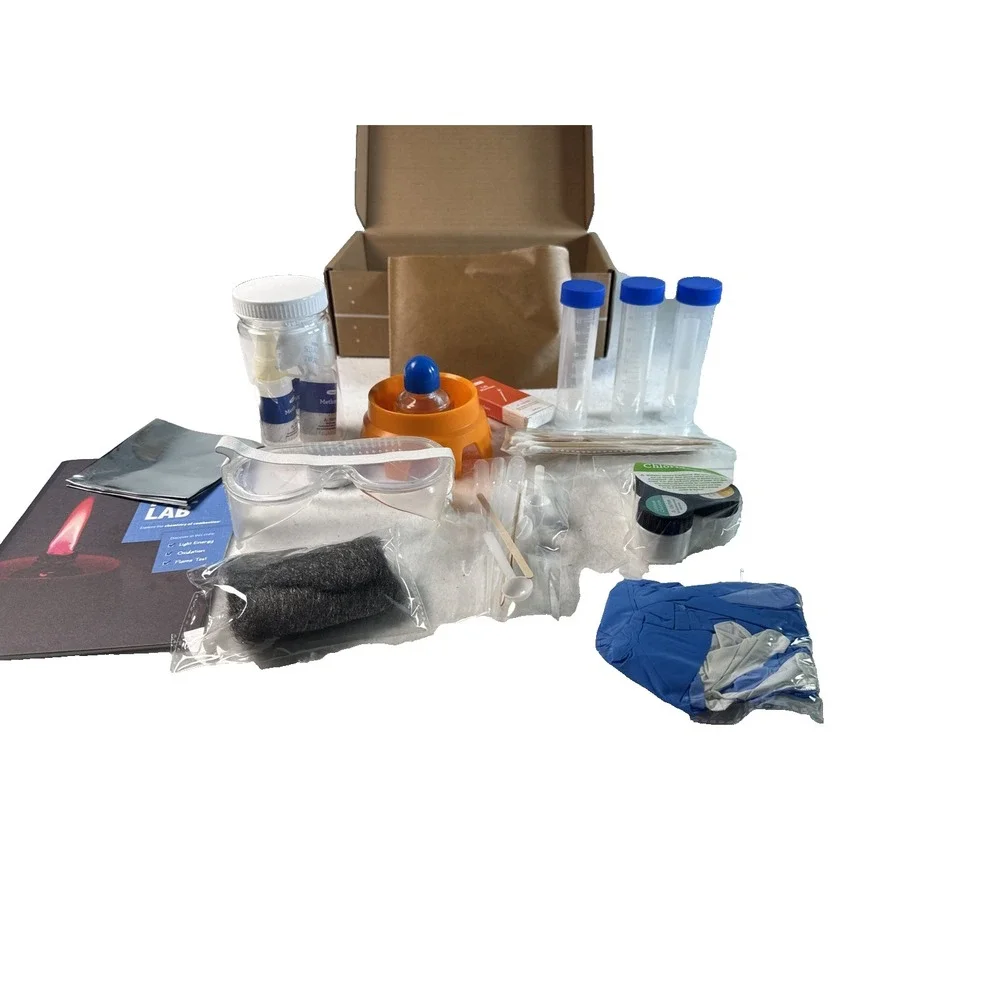 KiwiCo Fire Lab DIY STEM Science Kit Chemistry of Combustion Ages 14+ 7 Exp